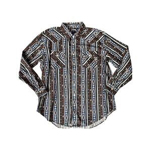 Panhandle Slim Western Shirt XXL Aztec Southwestern Tribal Print Pearl Button